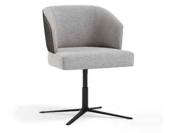 V249/B - Upholstered chair with 4-spoke base by formitalia luxury group - view 2